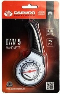 Манометр автомобильный DAEWOO DWM 5 аналоговый
