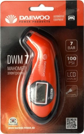 Манометр автомобильный DAEWOO DWM 7 цифровой