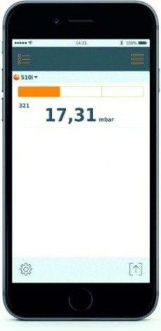 Манометр дифференциального давления Testo 510i (смарт-зонд) [05601510]