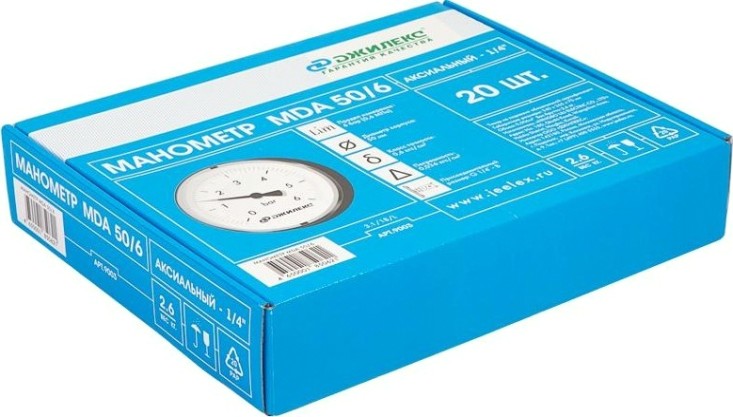 Манометр ДЖИЛЕКС MDA 50/6 9003 [9003]