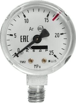 Манометр Кедр ТМ2 Аргон, (0-25 мпа, кл.2,5, м12х1,5) ar-у [8019416]