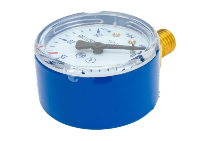 Манометр кислородный KRASS ТМ-2 25,0 МПа, 50 мм, М12х1,5, ПОВЕРЕННЫЙ [2190107PV]