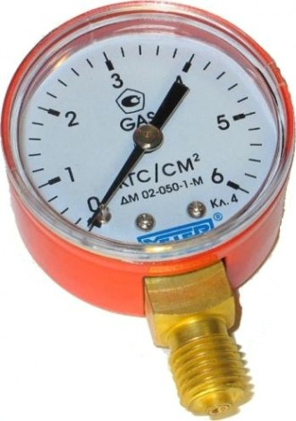 Манометр пропановый 0,6МПа с поверкой