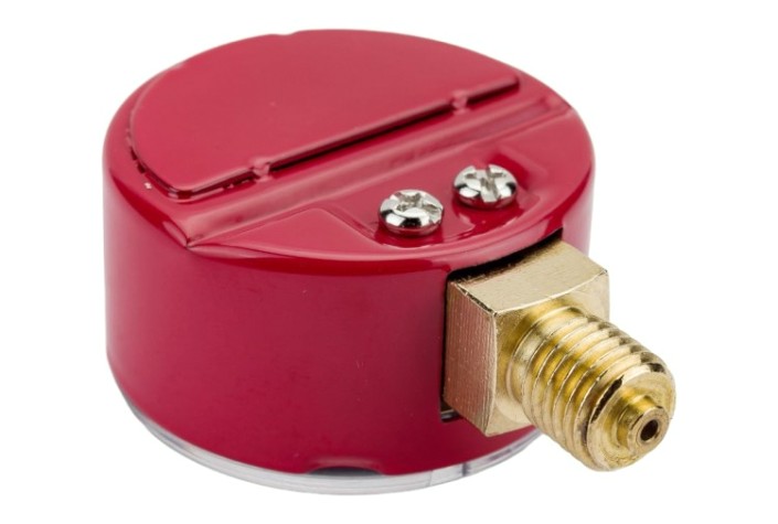 Манометр пропановый KRASS ТМ-2 0,6 МПа, 50 мм, М12х1,5, ПОВЕРЕННЫЙ [2190108PV]