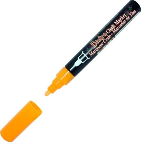 Маркер Marvy Uchida Bistro Chalk Marker цвет неоново-оранжевый [MAR480/7F]