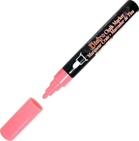 Маркер Marvy Uchida Bistro Chalk Marker цвет-неоново-розовый [MAR480/2F]