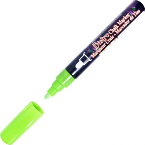 Маркер Marvy Uchida Bistro Chalk Marker цвет неоново-зеленый [MAR480/4F]