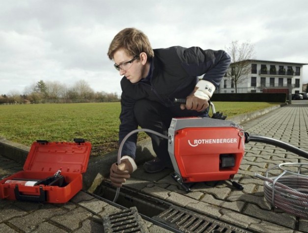 Машина для прочистки труб ROTHENBERGER R600 VarioClean аккумуляторная [1000003346]