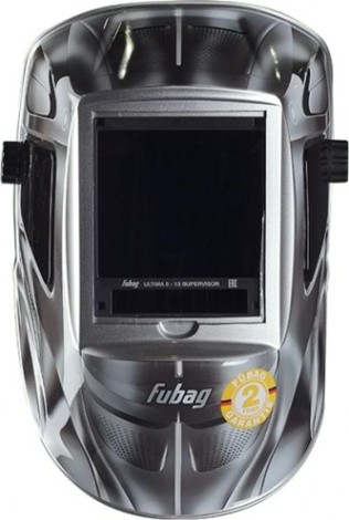 Маска сварщика FUBAG ULTIMA 5-13 SuperVisor Silver «хамелеон» с регулирующимся фильтром [31583]