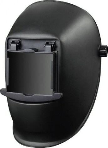 Маска сварщика KRASS FROCE черная с откидным стеклом [2961115]