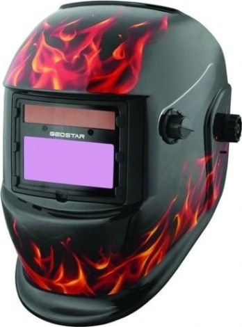 Маска сварщика KRASS WEGA WE 22 Пламя с АСФ GX 400X [2962048]