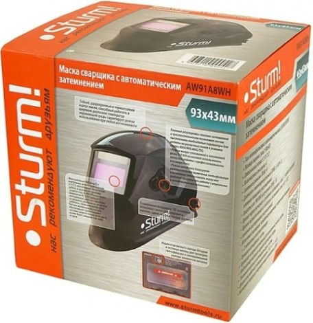 Маска сварщика Sturm AW91A8WH "Хамелеон"