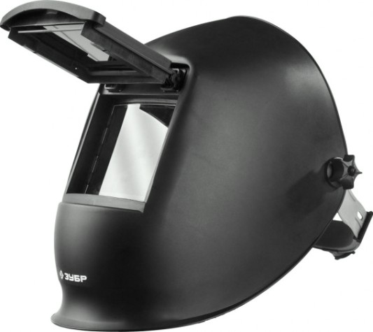 Маска сварщика ЗУБР МСО-11 для электросварщика серия "Мастер" с откидным фильтром [11072]