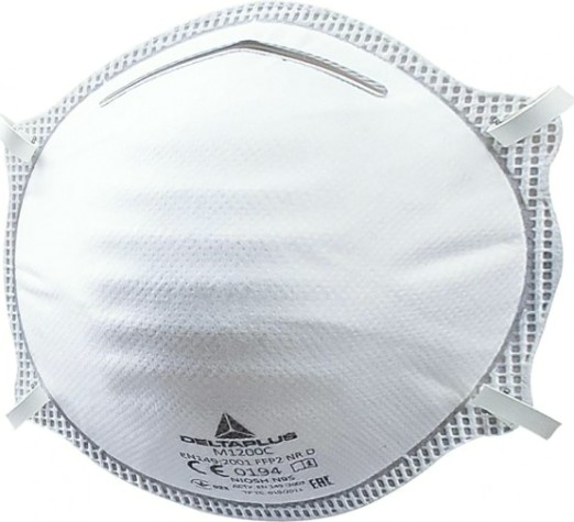 Маска защитная Delta Plus M1200 респираторная ffp2 упаковка 20 шт. [M1200C]