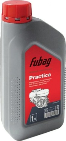 Масла для 4-тактных двигателей FUBAG 4T Practica SAE 30 1 л минеральное [838266 Fubag 4T Practica]