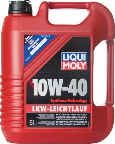 Масло дизельное LIQUI MOLY SAE 10W40 LKW-Leichtlauf-Motoroil Basic 5 л 1185/8026 синтетическое [1185/8026]