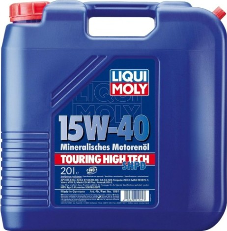 Масло дизельное LIQUI MOLY SAE 15W40 Touring High Tech SHPD-Motoroil Basic 20 л 1061 [1061]