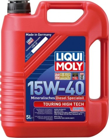Масло дизельное LIQUI MOLY SAE 15W40 Touring High Tech SHPD-Motoroil Basic 5 л 2475 [2475]