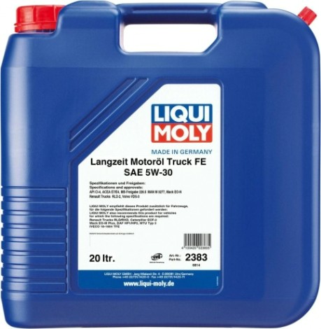 Масло дизельное LIQUI MOLY SAE 5W30 Langzeit-Motoroil Truck FE 5 л 2371 синтетическое [2371]