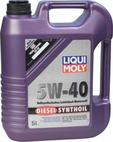 Масло дизельное LIQUI MOLY SAE 5W40 Diesel Synthoil 5 л 1927/1341 cинтетическое [1927]