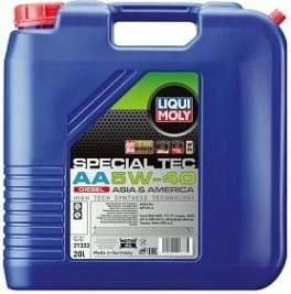 Масло дизельное LIQUI MOLY SAE 5W40 Special Tec AA Diesel 20 л 21333 cинтетическое [21333]