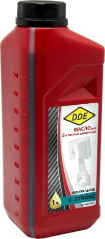 Масло для 2-тактных двигателей DDE M-2T 1 л зеленое [M-2T]