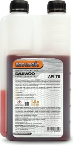 Масло для 2-тактных двигателей Ecologic DWO 250 1 л с дозатором [DWO 250]