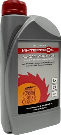 Масло для 2-тактных двигателей ИНТЕРСКОЛ 1 л [2600 005]