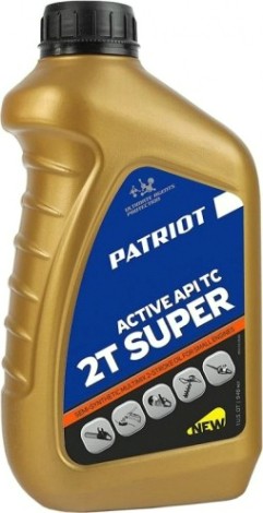 Масло для 2-тактных двигателей PATRIOT Super Active 2T 0,946 л полусинтетическое [850030596]