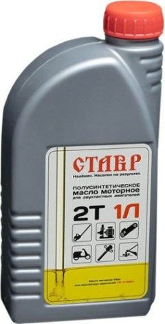 Масло для 2-тактных двигателей СТАВР API TС 1 л полусинтетическое [ст-масло2Тполусинтетика]