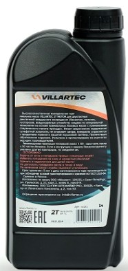 Масло для 2-тактных двигателей VILLARTEC VIL2T1 2T MOTOR 1.0 л