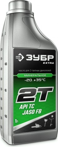 Масло для 2-тактных двигателей ЗУБР EXTRA 2Т минеральное 1 л. [70600-1]