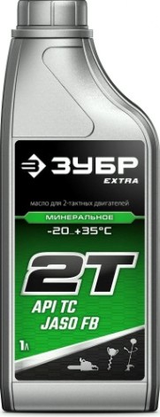 Масло для 2-тактных двигателей ЗУБР EXTRA 2Т минеральное 1 л. [70600-1]