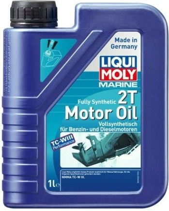 Масло для 2-тактных лодочных моторов LIQUI MOLY Marine Fully Synthetic 2T Motor Oil 1 л 25021 синт. [25021]