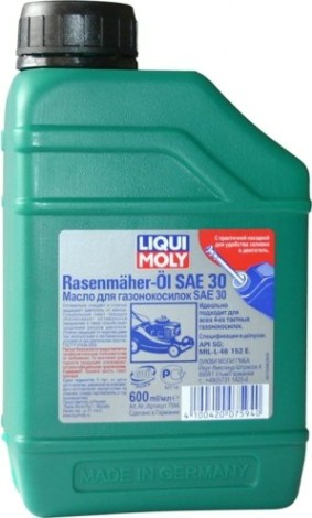 Масло для 4-тактных бензиновых двигателей LIQUI MOLY SAE 30 Rasenmaher-Oil 0,6 л 7594 [7594]