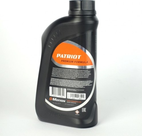 Масло для 4-тактных бензиновых двигателей PATRIOT G-Motion SAE 5W30 4Т ARCTIC полусинт. 1 л [850030100]