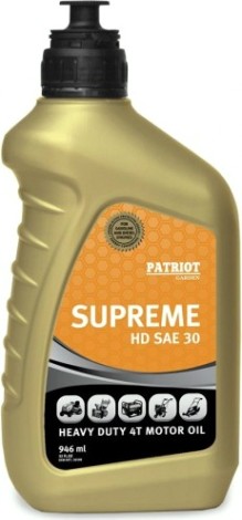 Масло для 4-тактных бензиновых двигателей PATRIOT SAE 30 SUPREME HD 0,946 л [850030598]
