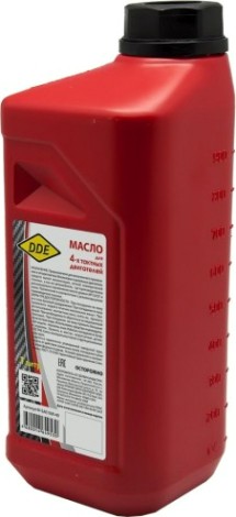 Масло для 4-тактных двигателей DDE SAE 10W40 1 л [M-SAE10W-40]