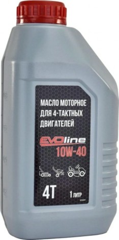 Масло для 4-тактных двигателей Evoline SAE 10W40 1 л полусинтетическое [4TPS10EVO]