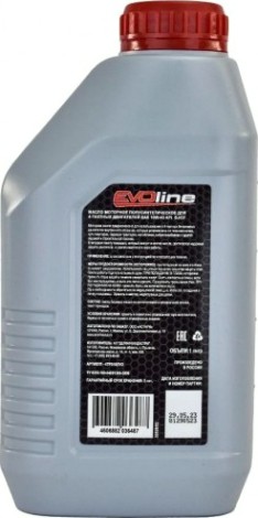 Масло для 4-тактных двигателей Evoline SAE 10W40 1 л полусинтетическое [4TPS10EVO]