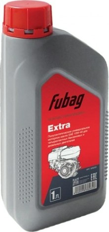 Масло для 4-тактных двигателей FUBAG 4Т Extra SAE 10W40 1 л полусинтетическое [838265 Fubag 4T Extra]