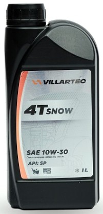 Масло для 4-тактных двигателей VILLARTEC VIL4TS10W301 4T Snow (SAE 10W-30) 1.0 л