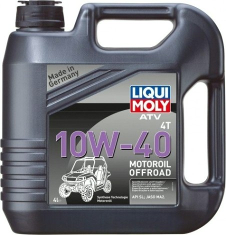 Масло для квадроциклов LIQUI MOLY SAE 10W40 ATV 4T Motoroil Offroad 4 л 7541 синтетическое [3014/7541]