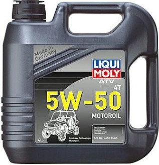 Масло для квадроциклов LIQUI MOLY SAE 5W50 ATV 4T Motoroil 4 л 20738 синтетическое [20738]