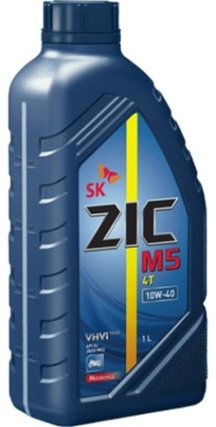 Масло для мотоциклов ZIC 4T M5 10W40 1 л [137212]