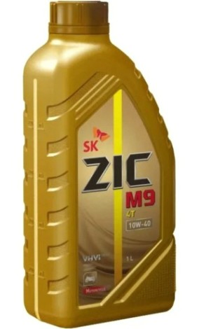 Масло для мотоциклов ZIC 4Т M9 10W40 1 л [132026]