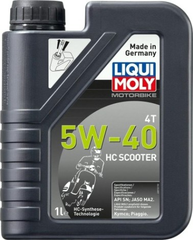 Масло для скутеров LIQUI MOLY SAE 5W40 Motorbike 4T HC Scooter 1 л 20829 синтетическое [20829]
