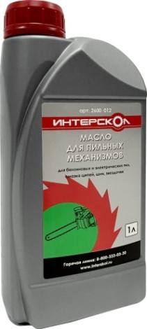 Масло для смазки цепи ИНТЕРСКОЛ 1 л [2600 012]