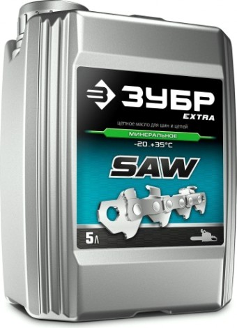 Масло для смазки цепи ЗУБР EXTRA минеральное, 5 л. [70620-5]