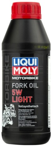 Масло для вилок и амортизаторов LIQUI MOLY Motorbike Fork Oil Light 5W 0,5 л 1523 синтетическое [1523]